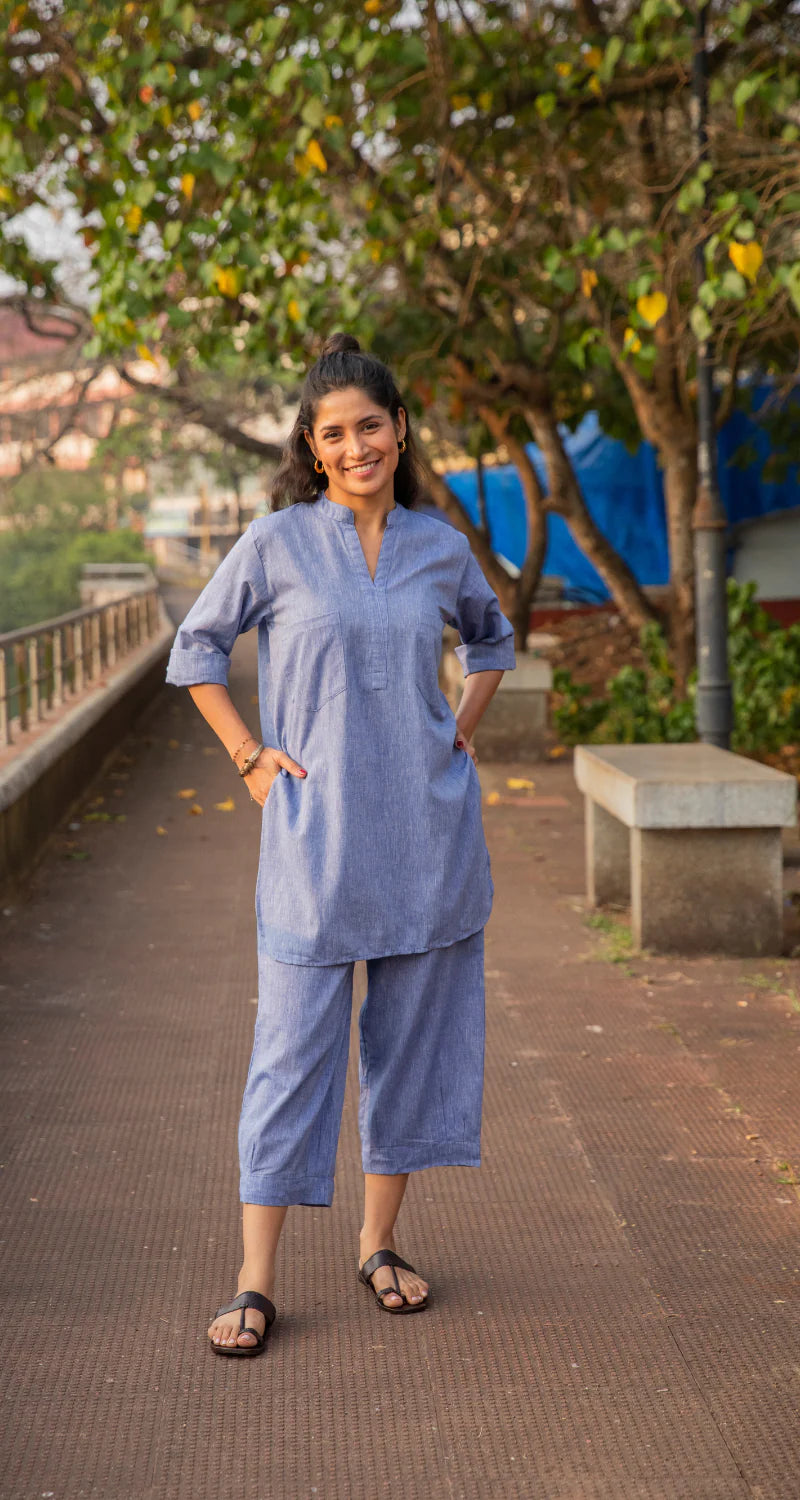 blue co-ord set for women